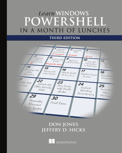 Learn PowerShell in a Month of Lunches cover